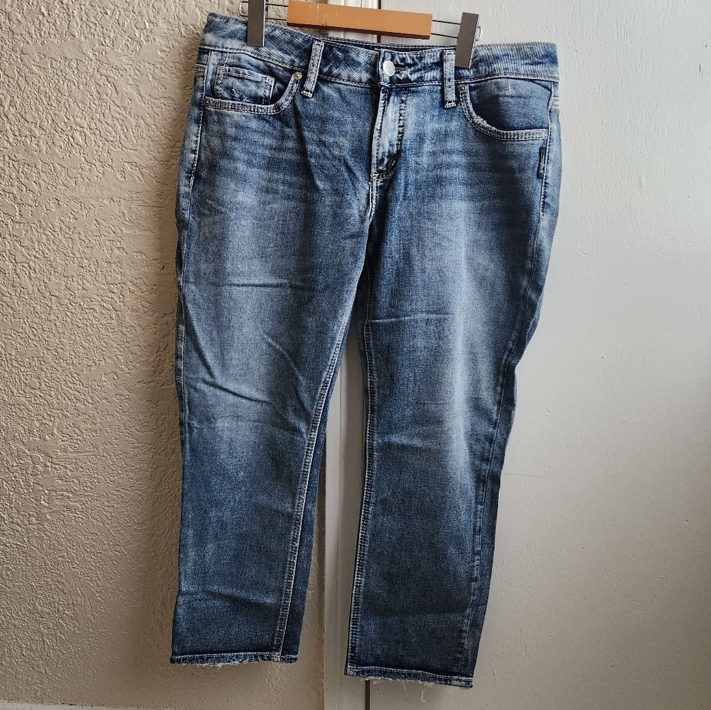 Silver Jeans- Elyse Slim Crop